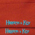 Short Burnt Orange Heavy Sports Wool Socks