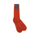 Short Burnt Orange Heavy Sports Wool Socks
