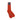 Short Burnt Orange Heavy Sports Wool Socks