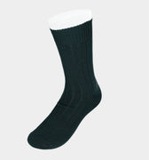 Short Dark Green Heavy Sports Wool Socks