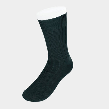 Short Dark Green Heavy Sports Wool Socks