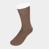 Short Mid Brown Heavy Sports Wool Socks