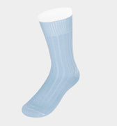 Short Pale Blue Heavy Sports Wool Socks