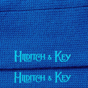 Short Royal Blue Heavy Sports Wool Socks